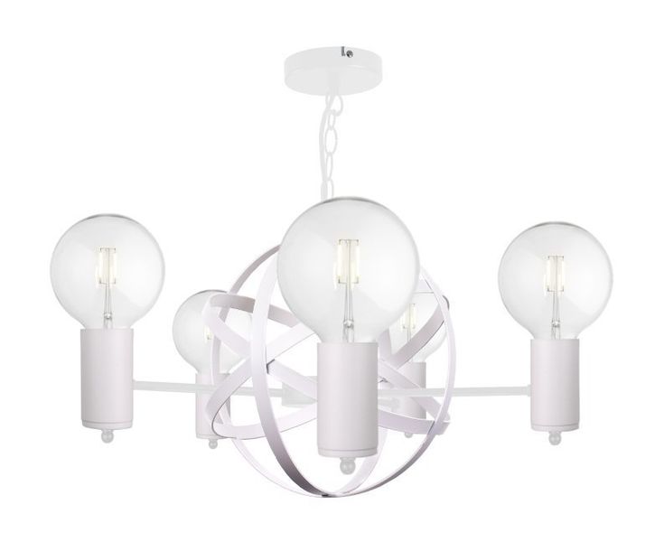 Żyrandol 5xE27 SOLAR II WHITE zdjęcie 1