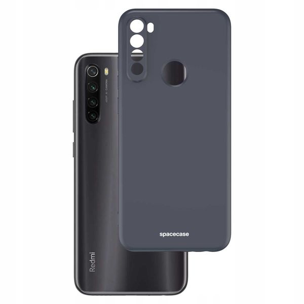 Spacecase Silicone Case Redmi Note 8T Black zdjęcie 2