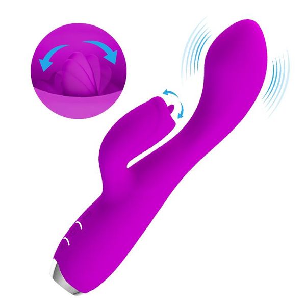 PRETTY LOVE - GLORIA Purple, 12 vibration functions 3 pulse wave zdjęcie 1