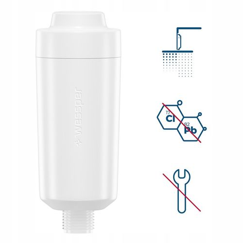 2x FILTR PRYSZNICOWY pod prysznic zmiękczający wodę na suchą skórę na Arena.pl