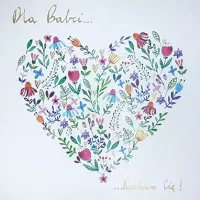 Karnet Okolicznościowy, Serce Kwiatowe Dla Babci