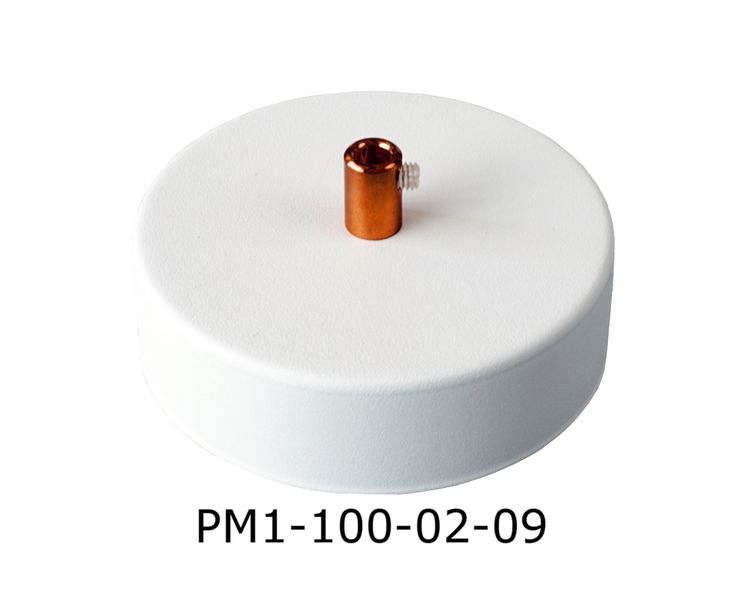 Podsufitka Biała 1 otwór 100mm + miedź zdjęcie 1