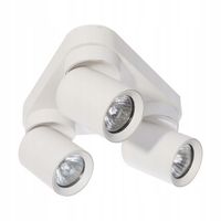 LAMPA SUFITOWA ŚCIENNA OPRAWA HALOGENOWA 3x GU10 LED SPOT RUCHOMY OBRACANY