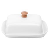 Maselniczka ceramiczna biała