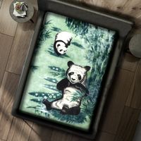 Gruby Koc Akrylowy 160X210 Pandy 23560