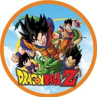 Opłatek na tort DRAGON BALL Postać Bajka Tekst Gratis