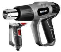 GRAPHITE OPALARKA 2000W 3 ZARKESY TEMPERATUR 550°C KABEL 3M WALIZKA 59G526