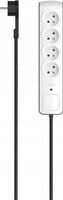 Listwa zasilająca Hama Premium przeciwprzepięciowa 4 gniazda 3 m biała
