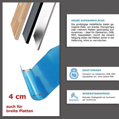 19569 Uchwyt do przenoszenia płyt OSB MDF karton gips nośność 100kg na Arena.pl