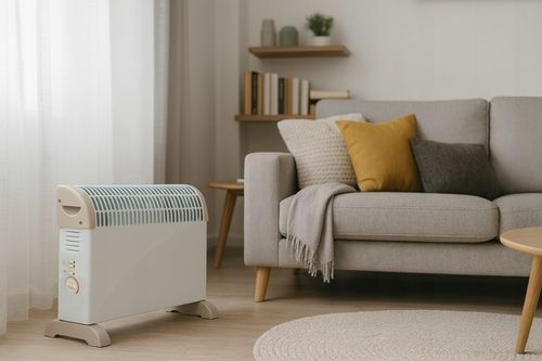 GRZEJNIK ELEKTRYCZNY KONWEKTOROWY TERMOSTAT 3 TRYBY 750W 1250W 2000W NAWIEW na Arena.pl