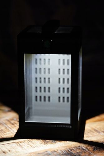 Terrarium dla skakuna modliszki pająka - Oświetlenie Higrometr Termometr na Arena.pl