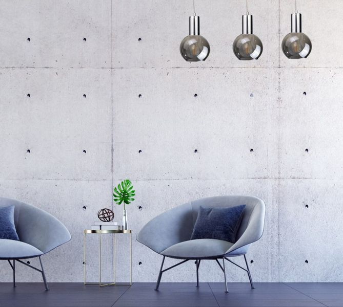 Lampa wisząca 3xE27 SUPRA SILVER zdjęcie 2