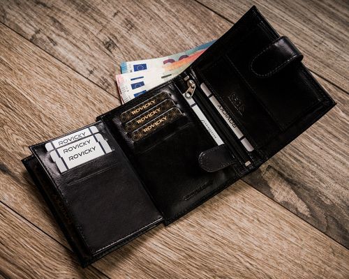 klasyczny portfel męski na karty - rovicky na Arena.pl