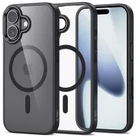 Etui Tech-Protect MagMat MagSafe na iPhone 17 - przezroczysto-czarne