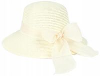 Elegancki minimalistyczny kapelusz letni Pauline cz22124-1