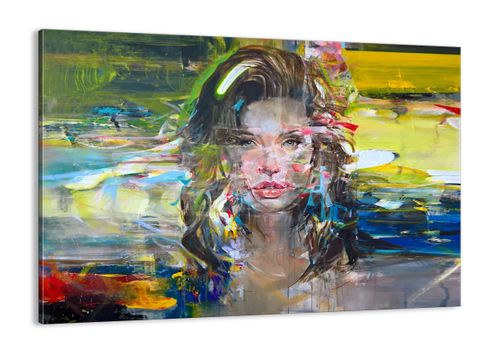 Obraz Na Płótnie - Portret Kobieta - 100X70 Cm - Aa100X70-3473 na Arena.pl