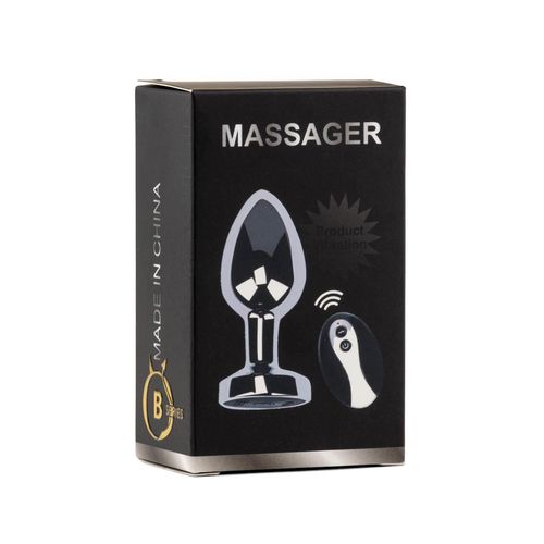 Metal Butt Plug S Vibrator Usb - Remote Control na Arena.pl