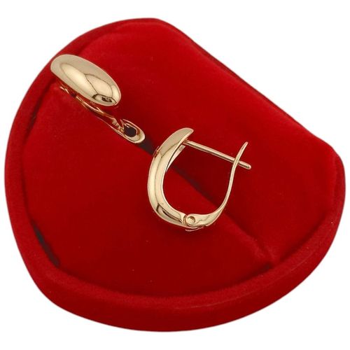 ZŁOTE KOLCZYKI TRADYCYJNE SUBTELNE ANGIELSKIE ELEGANCKIE DLA KOBIETY na Arena.pl