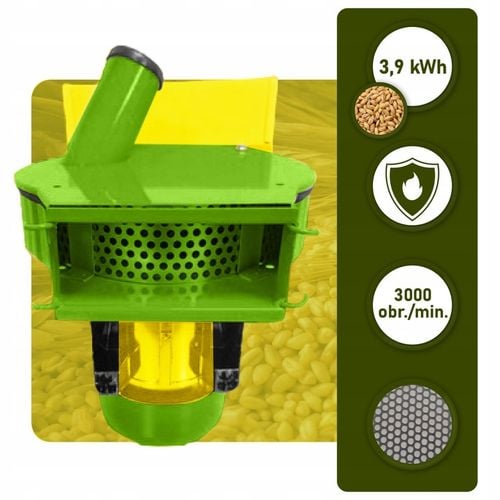 MŁYN DO ZBOŻA / KRUSZARKA 3.9 kW – 4 SITA – DUŻY ZASOBNIK na Arena.pl