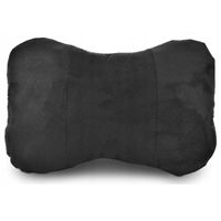 PODUSZKA NA ZAGŁÓWEK CZARNA ALCANTARA