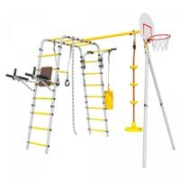 Plac zabaw Fitness | Lina + Kosz + Worek Bokserski + talerz-huśtawka | 100 kg