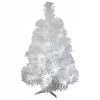 WYJĄTKOWA CHOINKA W BIELI 45CM SZTUCZNE DRZEWKO GĘSTA PREMIUM+ BIAŁY STOJAK