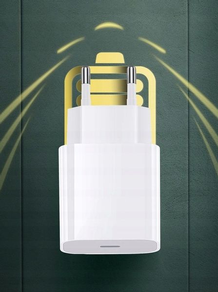SZYBKA ŁADOWARKA SIECIOWA USB C 20W + KABEL 1M DO IPHONE LIGHTNING PRO zdjęcie 3