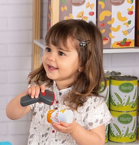 Zabawa w Sklep Skaner Kalkulator Elektroniczna Kasa Smoby Artykuł Spożywcze na Arena.pl