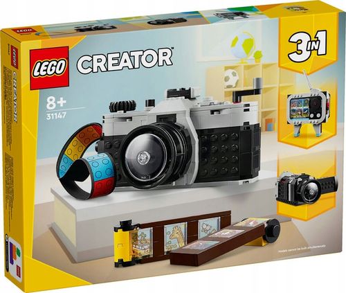 PREZENT LEGO DLA 8+ LATKI/A Creator 31147 Aparat w stylu retro +TORBA LEGO na Arena.pl