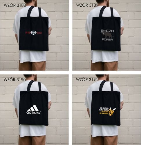 Eko Torba z nadrukiem napis DOBRY DZIK na Arena.pl