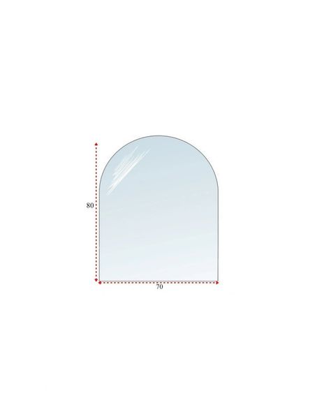 Podstawa szklana hartowana - szyba pod Piec lub Kominek 80x70 cm zdjęcie 1