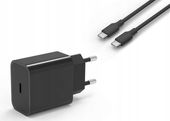 ŁADOWARKA SIECIOWA PD USB TYPE-C + KABEL TYPE-C 1m, PD25W 3000mA