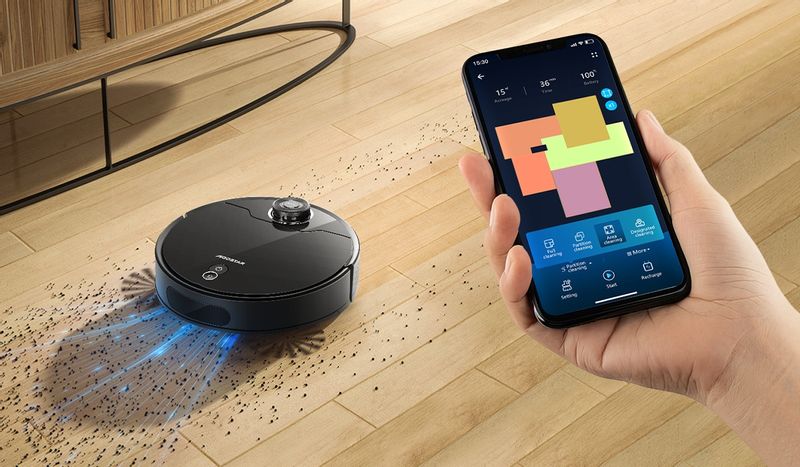 Inteligentny Robot Sprzątający Aigostar Z Laserem zdjęcie 2