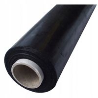 FOLIA STRETCH CZARNA 3,0KG DUŻO FOLI SUPER KRYJĄCA