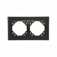 Efapel animato ramka 2-krotna czarny 90920 trr