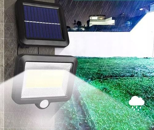 Halogen Lampa solarna 100Led czujka ruchu zmierzch na Arena.pl