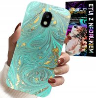 ETUI DO SAMSUNG GALAXY J5 2017 - MARMURKOWE WZORY + SZKŁO HARTOWANE