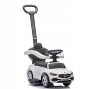 Mercedes C-Class Pojazd Z Rączką Dla Dzieci Jeźdźik Autko Pchacz Biały 12m+