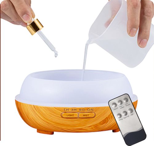 DYFUZOR ZAPACHU NAWILŻACZ 500ml LED TIMER + PILOT na Arena.pl