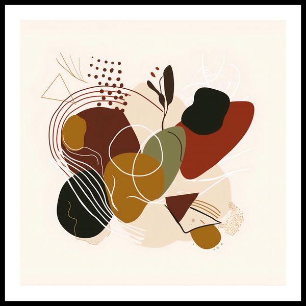 Plakat 80x80cm Organiczna Erupcja zdjęcie 3