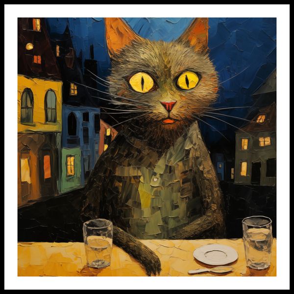 Plakat 60x60cm Nocny Obserwator zdjęcie 3