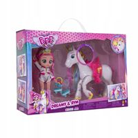 Lalka bobas IMC Toys Dreamy z jednorożcem Rym i ubraniami
