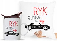 Zestaw Poduszka + Kubek Dla Mechanika Prezent Z Nadrukiem Ze Zdjęciem
