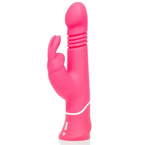 Pulsowibrator - Happy Rabbit Thrusting Realistic Vibrator Pink na Arena.pl