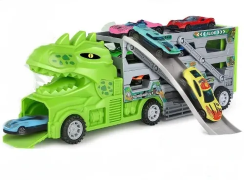Laweta Tir Ciężarówka Wyrzutnia 6 Aut Autka Zestaw Samochód + Resoraki Auta na Arena.pl