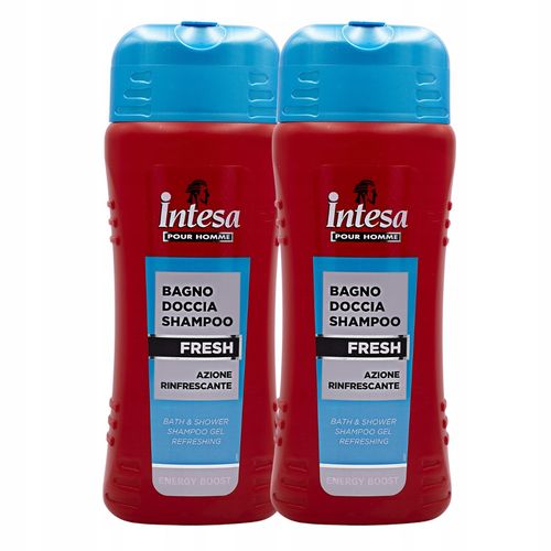 Intesa Men Zestaw 2X Żel Pod Prysznic 2W1 Fresh 50 na Arena.pl