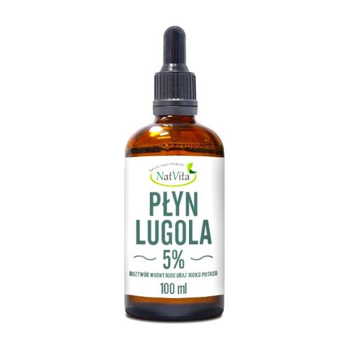Płyn Lugola 100ml Natvita roztwór jodu na Arena.pl