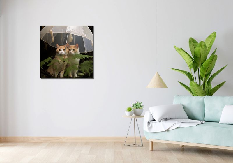 Obraz 70x70cm Podwójna Ochrona zdjęcie 2