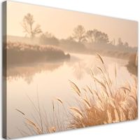Obraz do salonu sypialni biura hotelu spa, Krajobraz Rzeka trawy