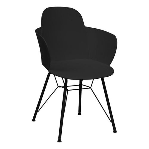 NOWOCZESNE KRZESŁO DO SALONU JADALNI KUCHNI CZARNE na Arena.pl